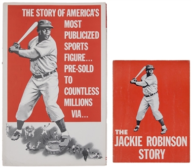 "The Jackie Robinson Story"  Eagle Lion Films Press Book Collection of (2)